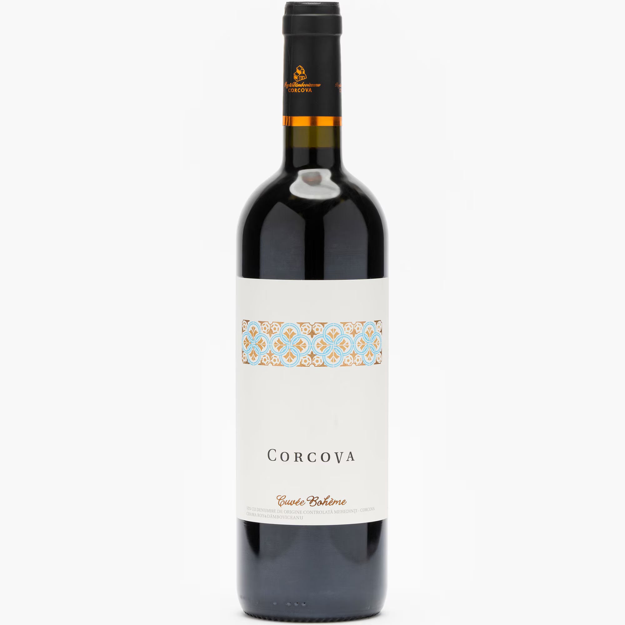Vin roșu sec Corcova Cuvée Bohème 0.75L, cupaj Cabernet Sauvignon, Merlot și Syrah