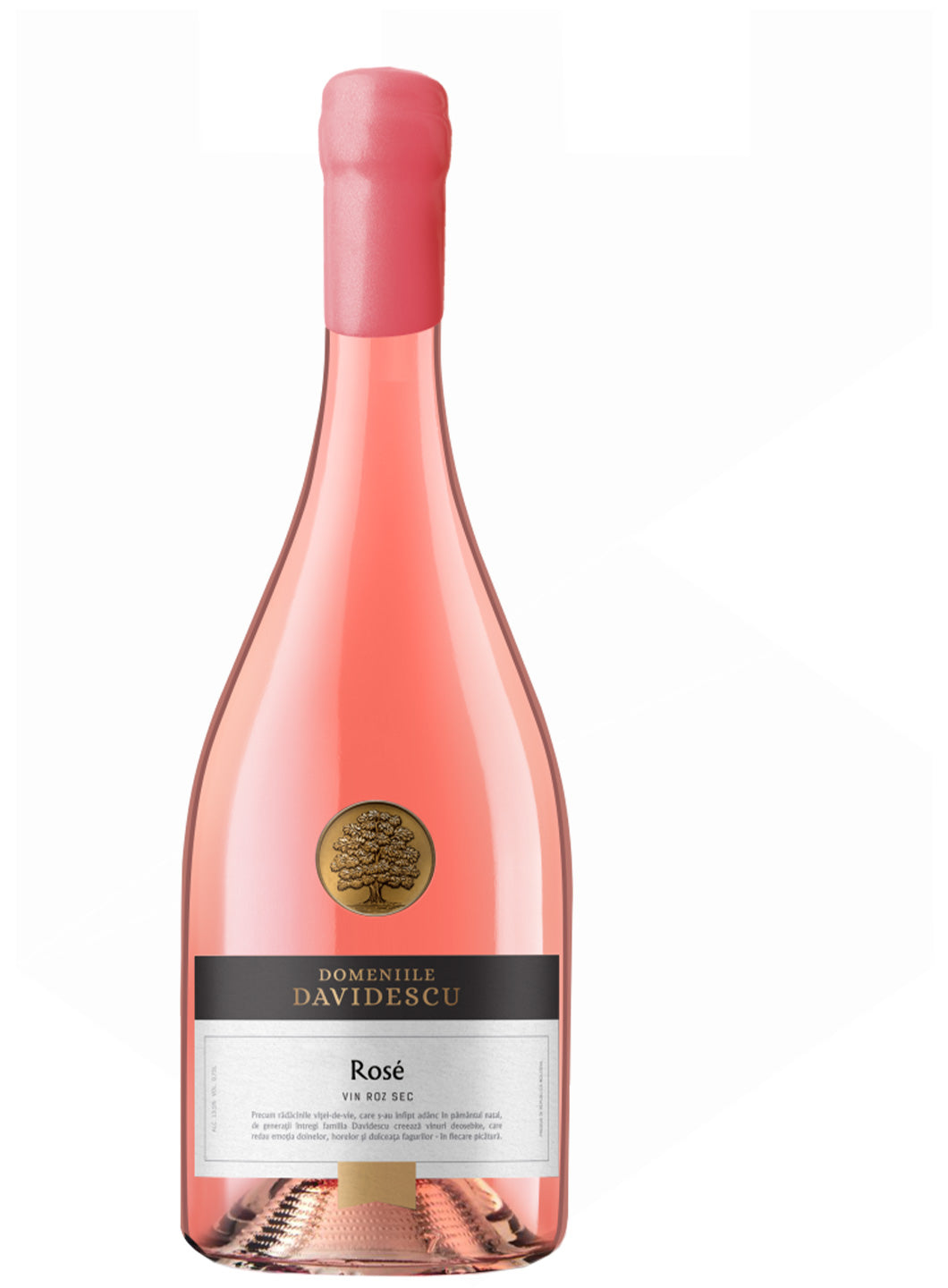 Vin rosé sec Domeniile Davidescu Select Cabernet Sauvignon 0.75L, Republica Moldova, aromă fructată și florală