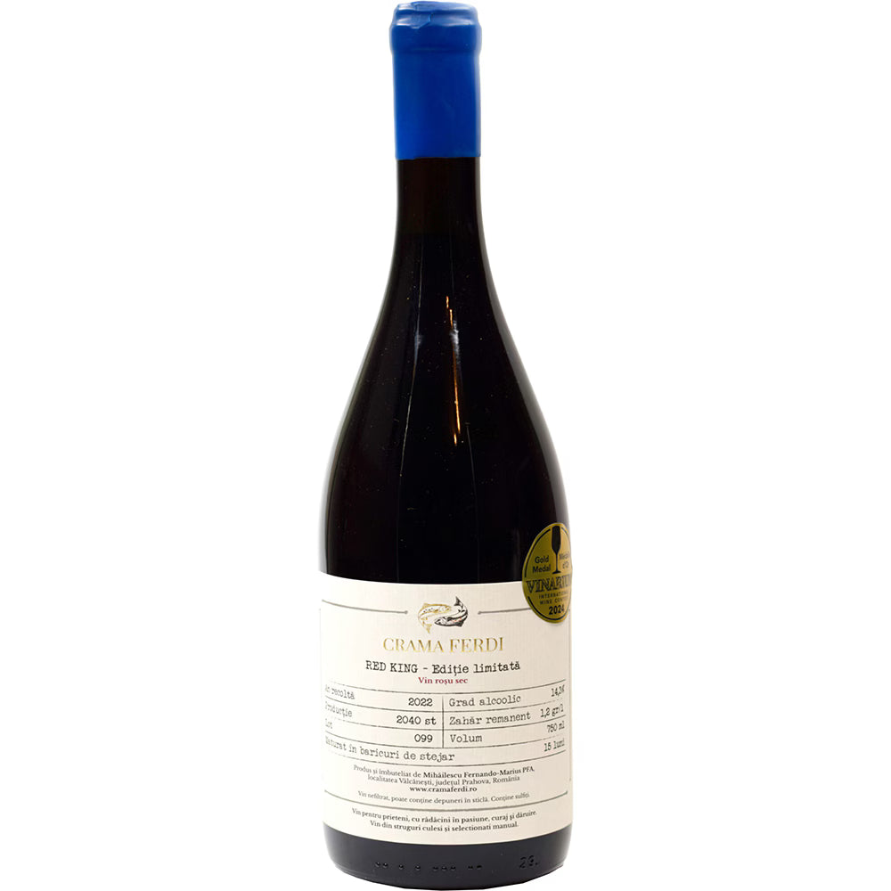 Vin Rosu Sec Editie Limitata Ferdi Red King 0.75L