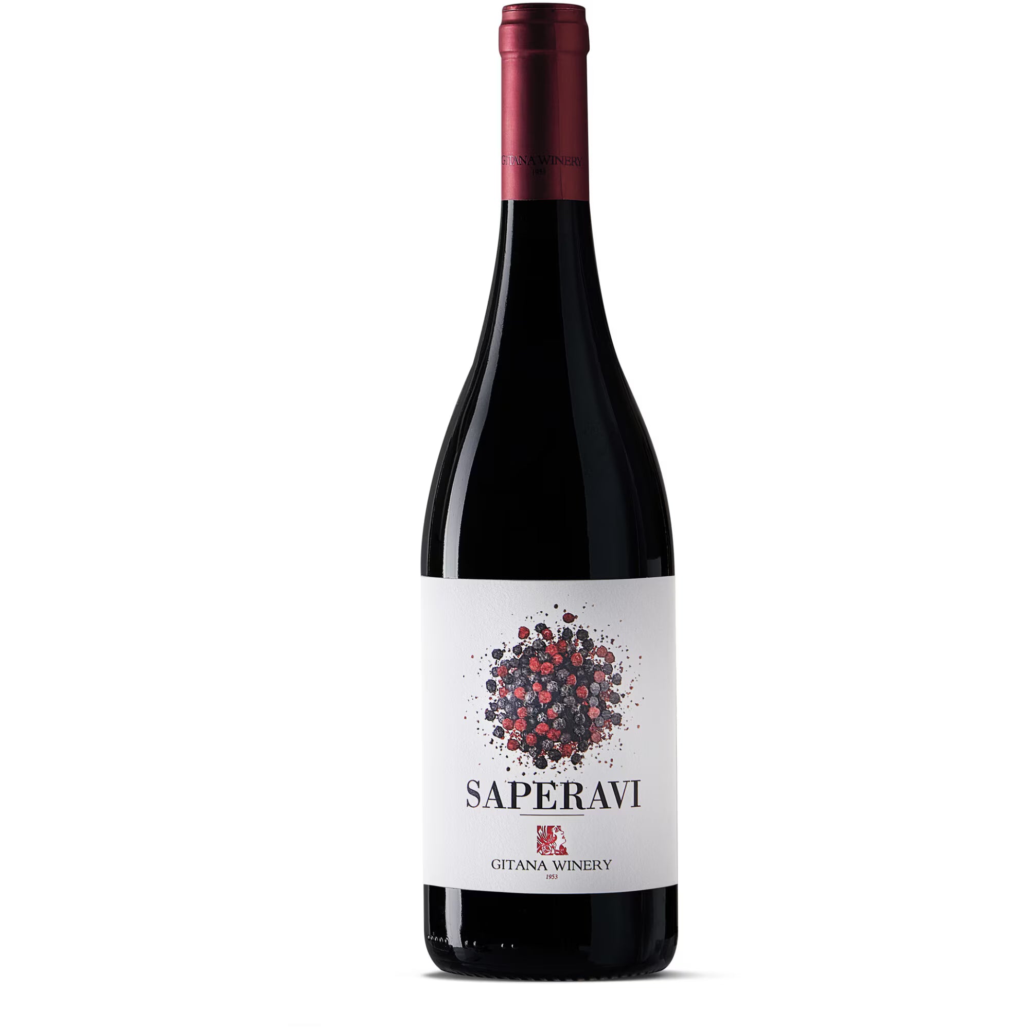 Vin Rosu Sec Gitana Saperavi Republica Moldova 0.75L