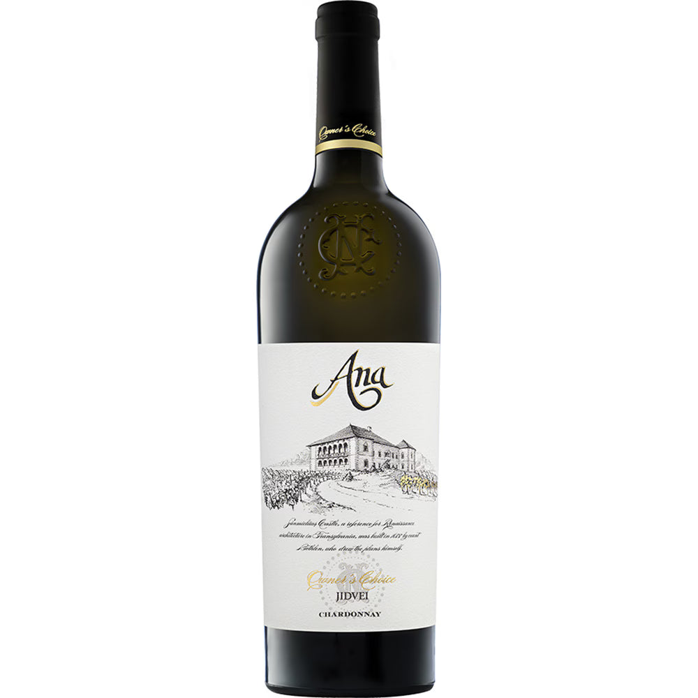 Ana Chardonnay 0.75L – Jidvei (DOC Târnave), 12.5–13% vol., arome de măr, pară și citrice