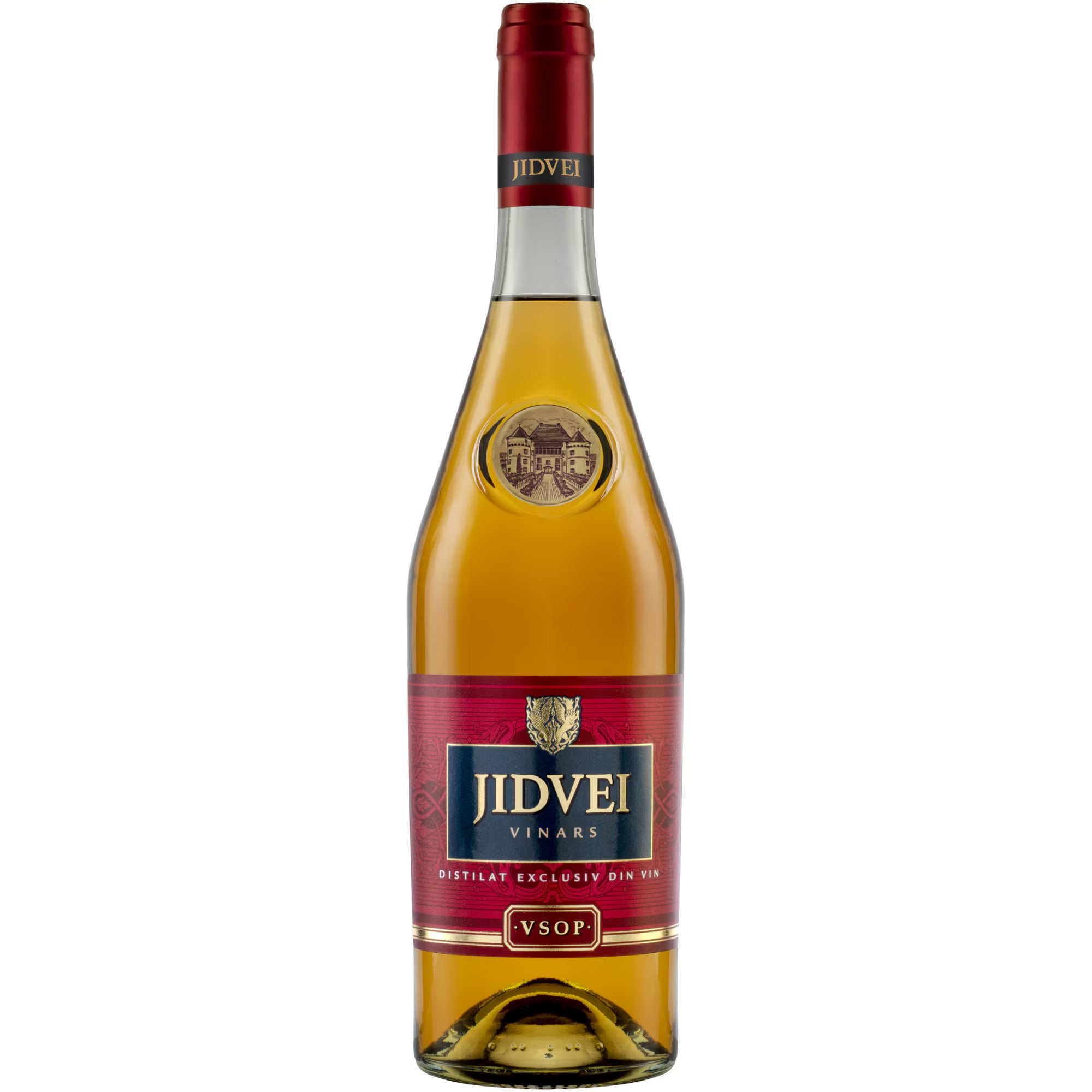 Vinars Jidvei VSOP 0.7L, dublu distilat, maturat minimum 5 ani în stejar, 42% vol., Târnave – România