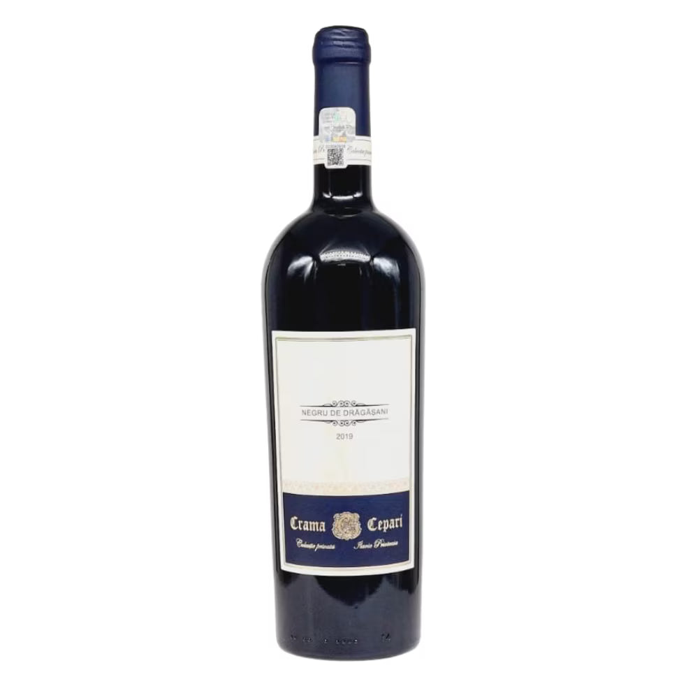 Cepari Negru de Drăgășani 0.75L – vin roșu sec, DOC Drăgășani