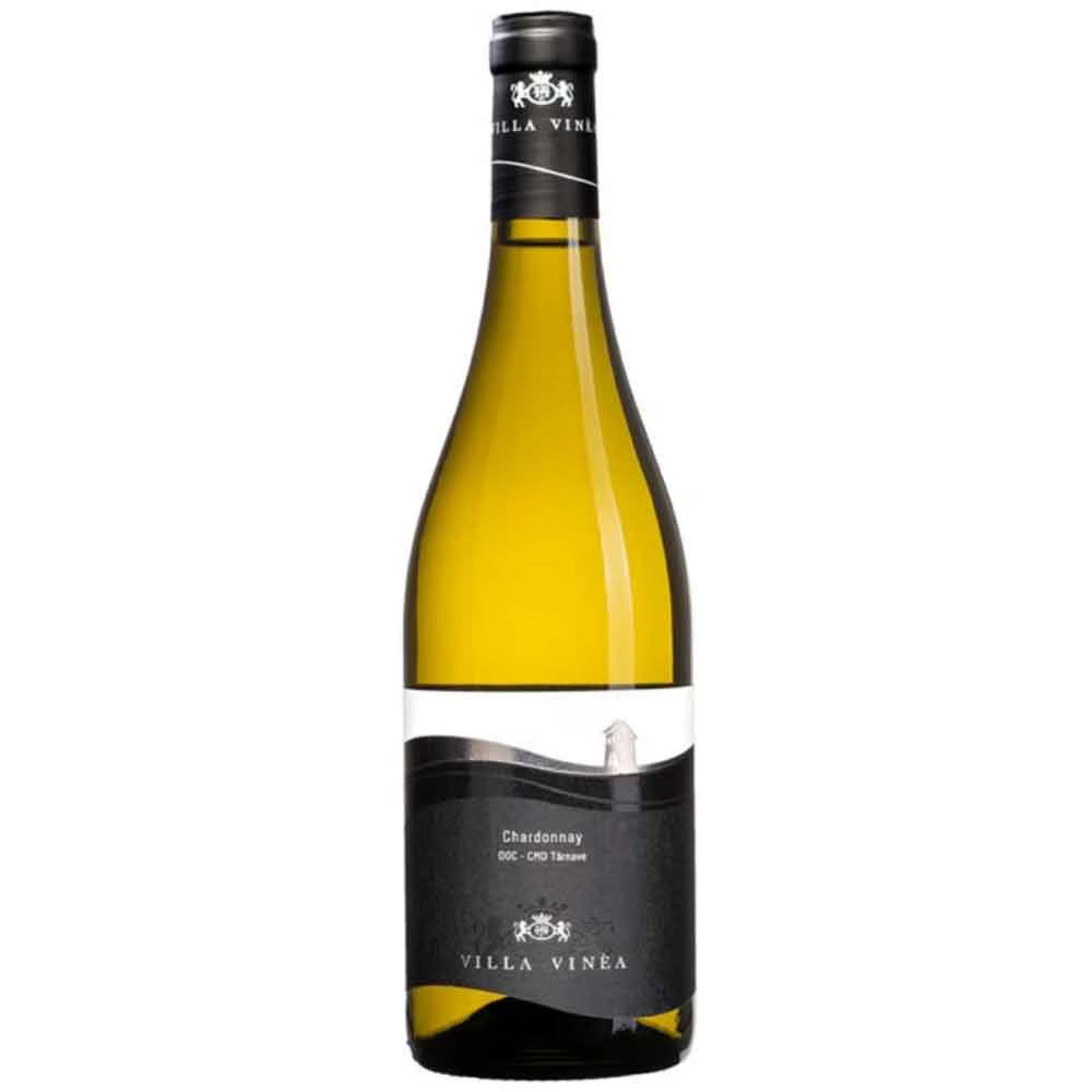 Chardonnay Premium 0.75L – Villa Vinèa, DOC-CMD Târnave; 13% vol. (ex. 2021); note exotice, piersică, patiserie, alune prăjite, mineralitate