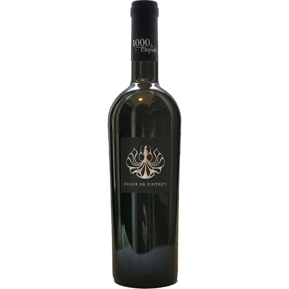 Vin roșu dulce 1000 de Chipuri Dulce de Fințești 0.75L, Fetească Neagră, DOC-C.I.B. Dealu Mare, 15% vol.