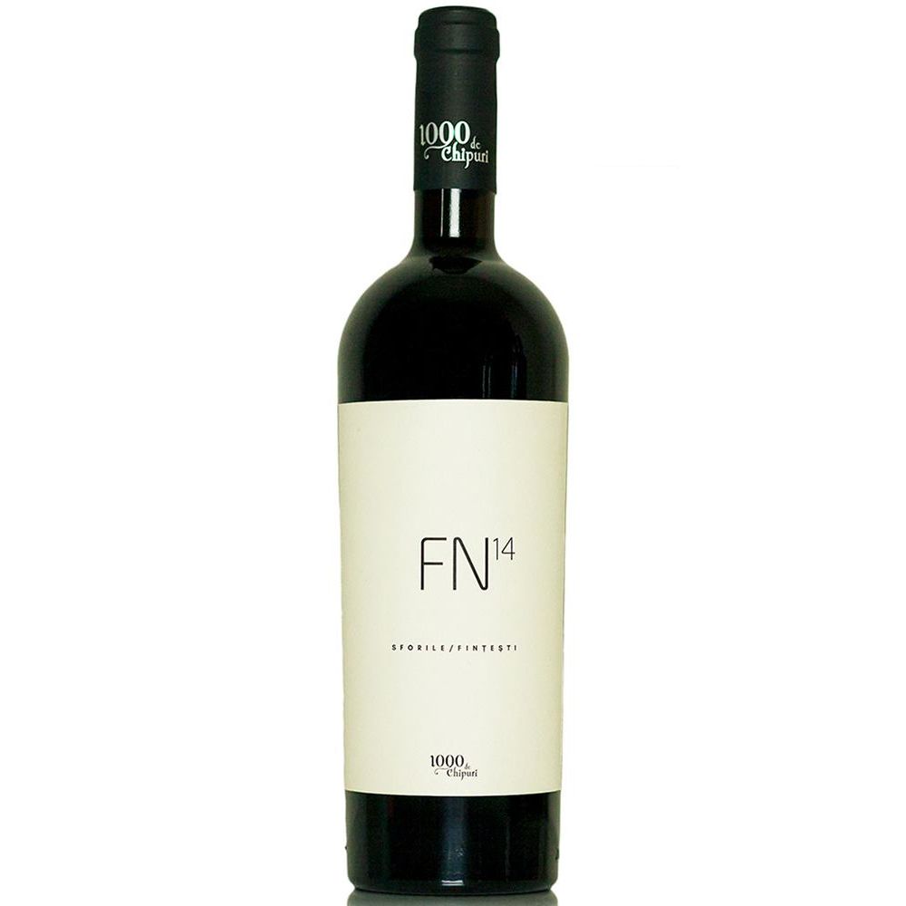 Vin roșu sec 1000 de Chipuri – Sforile Fintești FN14, Fetească Neagră, DOC-CMD Dealu Mare, 17% vol.
