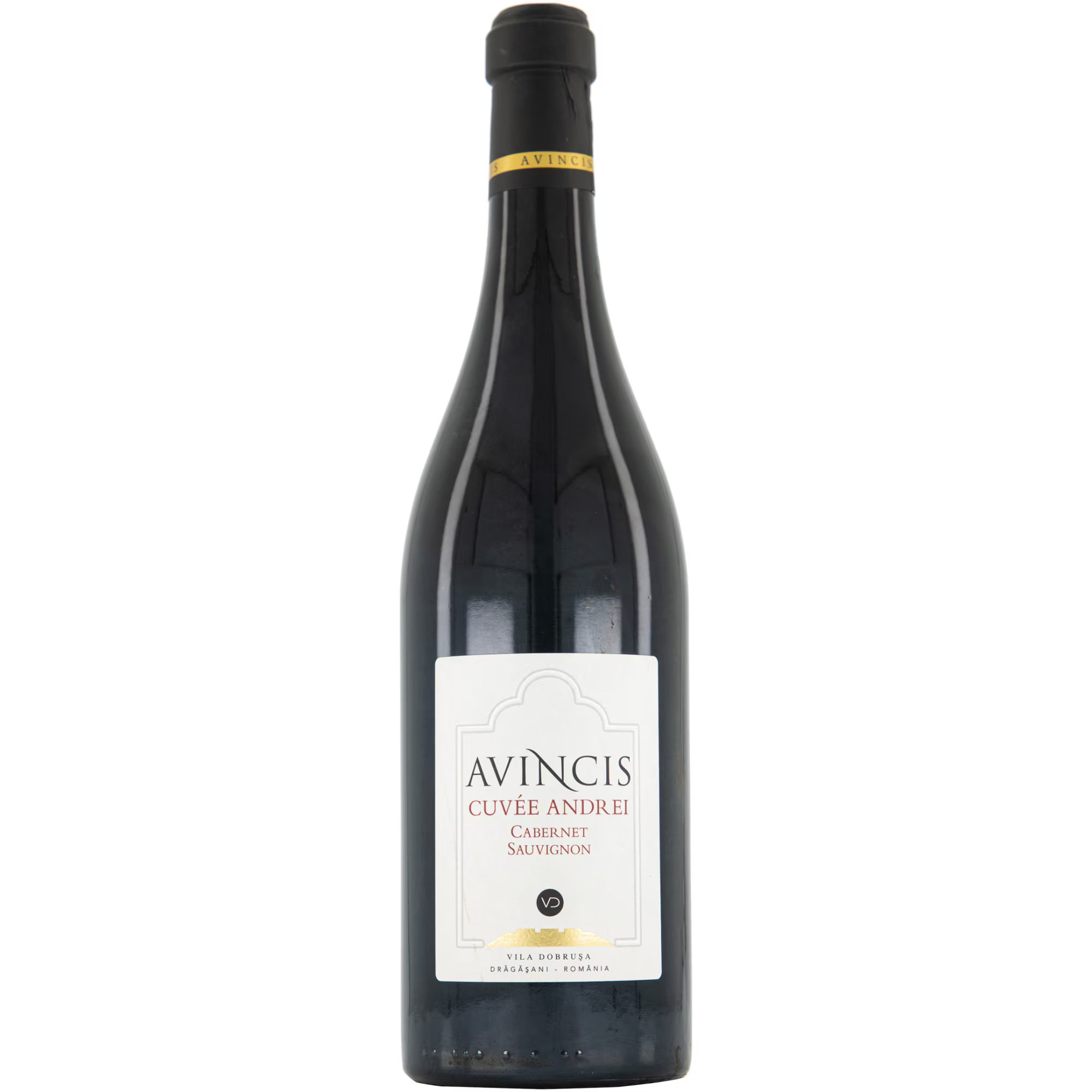 Avincis Cuvée Andrei – Cabernet Sauvignon, DOC Drăgășani, 14–14.5% vol., maturat 14 luni în baricuri franceze