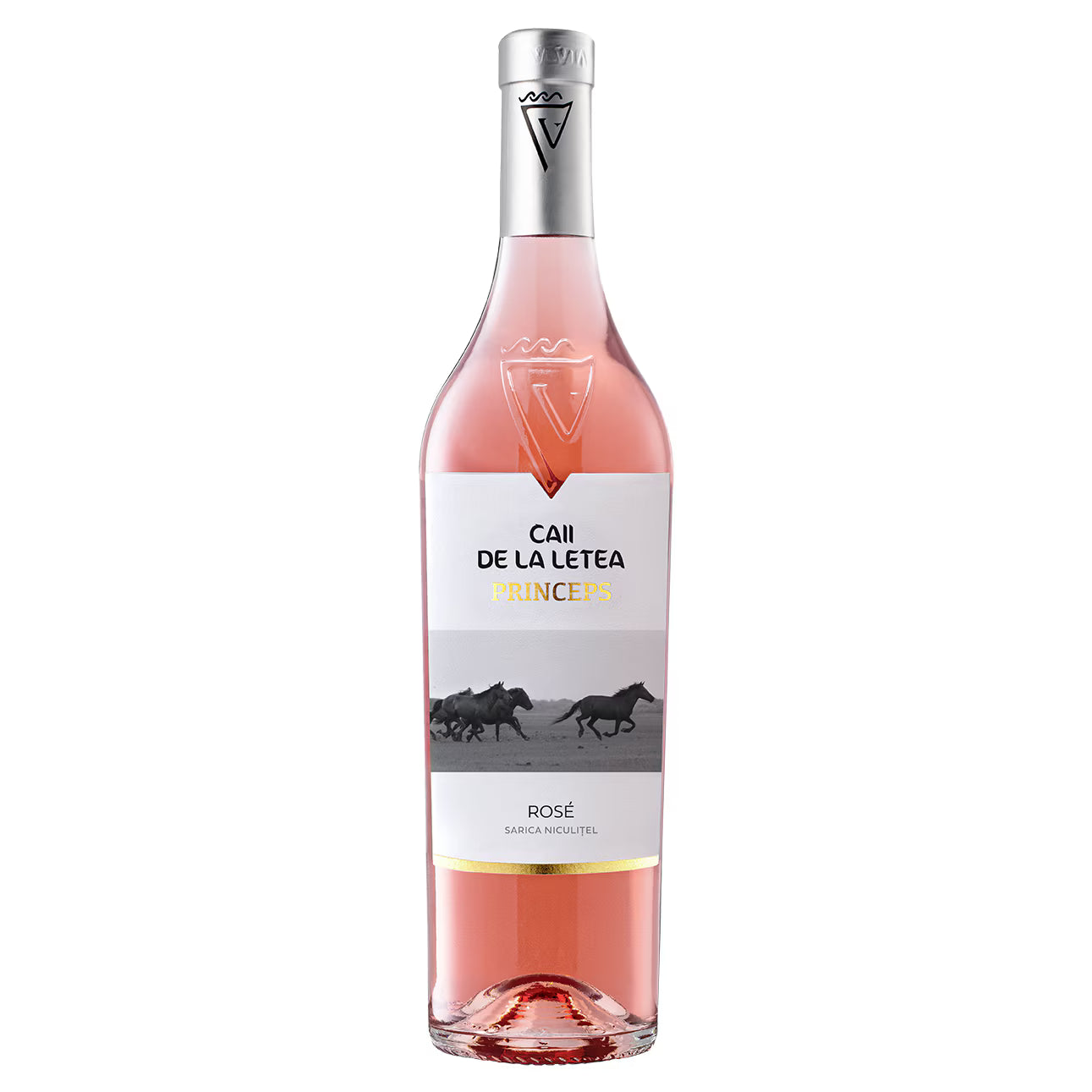 Vin rosé sec CAII DE LA LETEA Princeps Rose 0.75L, Pinot Noir, Fetească Neagră, Syrah, DOC Sarica Niculițel