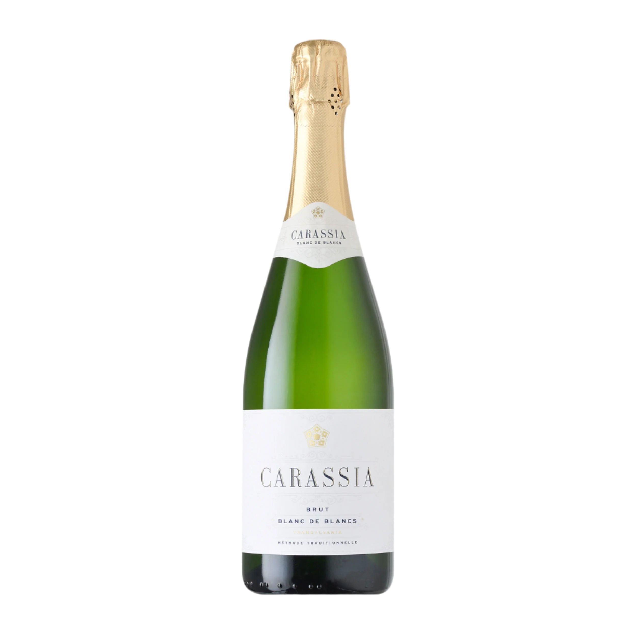 Vin Spumant Alb Brut Carassia Blanc De Blancs 100% Chardonnay Carastelec 0.75L 