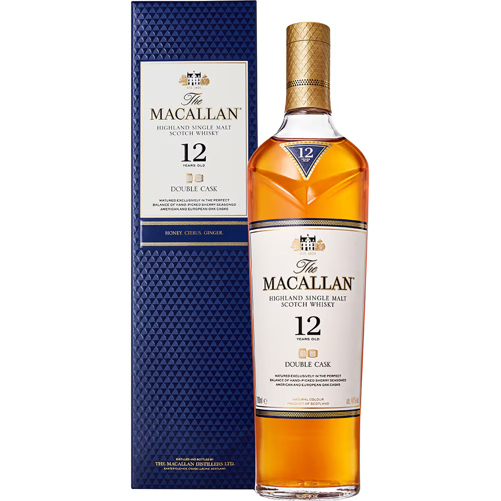 Macallan 12Y Double Cask Scotch Single Malt Whiskey 0.7L