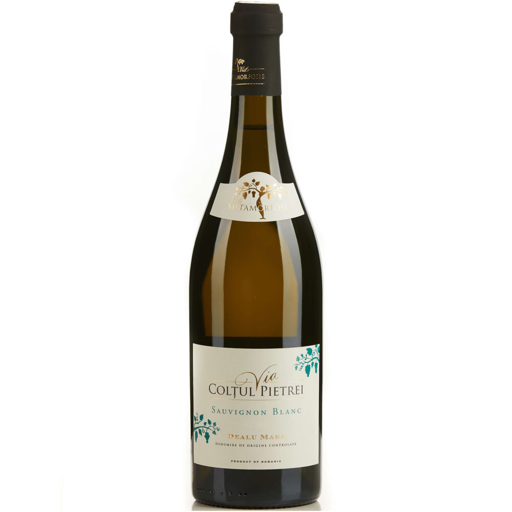 Sauvignon Blanc 0.75L – Via Colțul Pietrei (DOC Dealu Mare), 13% vol., note de soc, salvie, citrice & fructe exotice