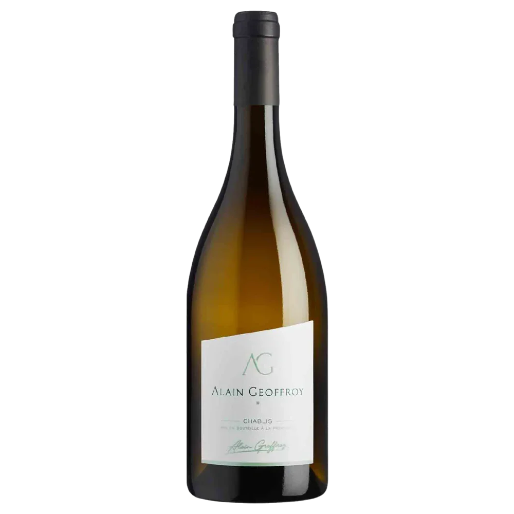 Alain Geoffroy Chablis Signature 0.75L – vin alb sec franțuzesc premium din Burgundia, 100% Chardonnay

