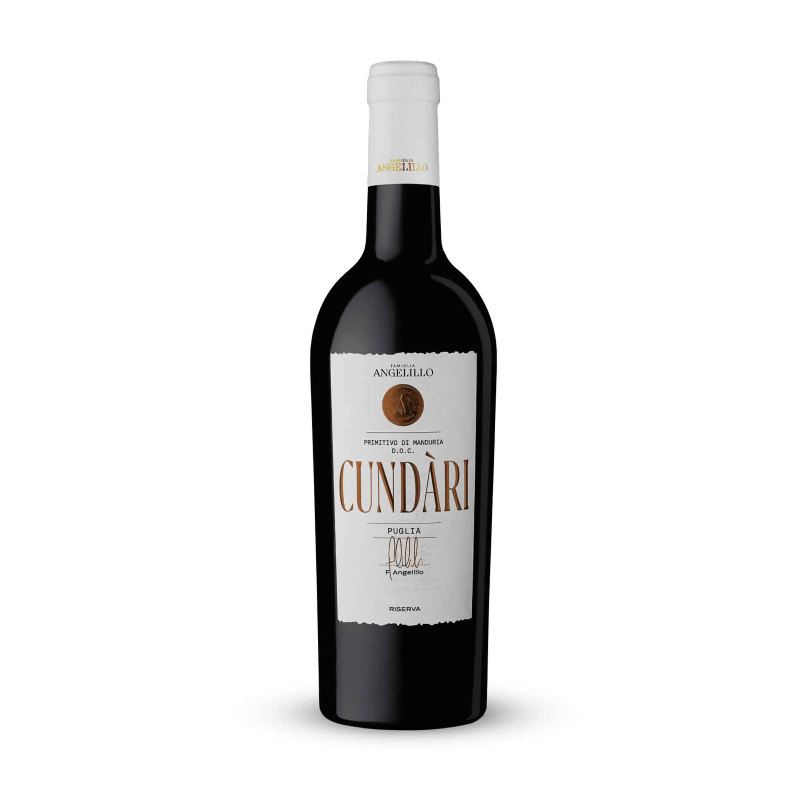 Cundari Primitivo di Manduria 0.75L – vin roșu sec italian din Puglia