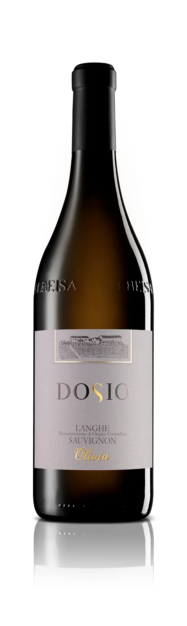 Dosio Langhe Sauvignon Olivia DOC 0.75L – vin alb italian sec premium din Piemonte
