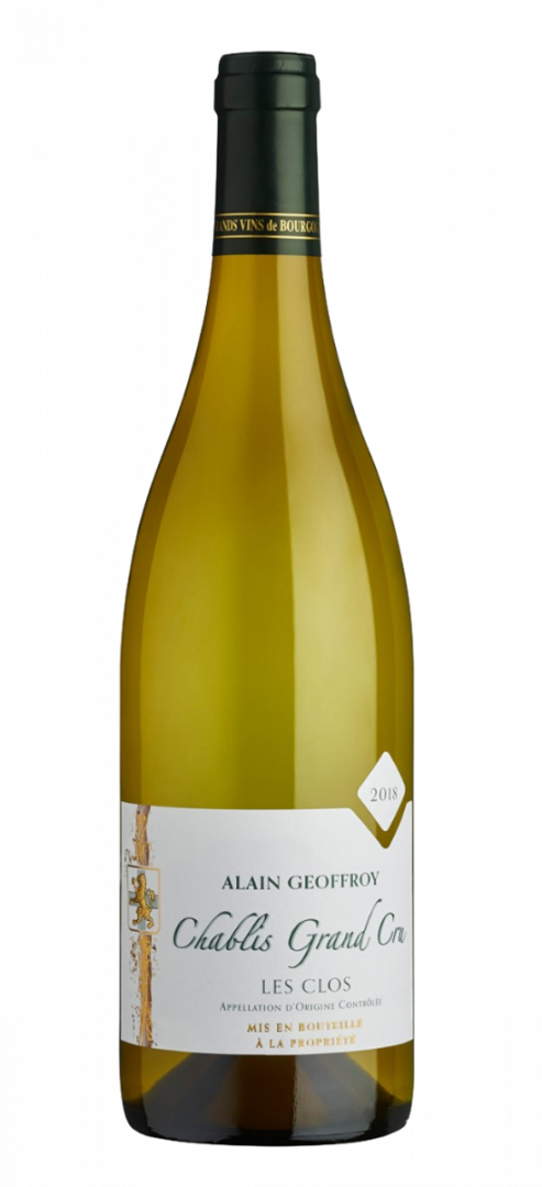 Alain Geoffroy Chablis Grand Cru 0.75L – vin alb sec franțuzesc 100% Chardonnay din Burgundia
